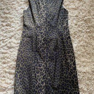 Ann Taylor Leopard Dress 4p